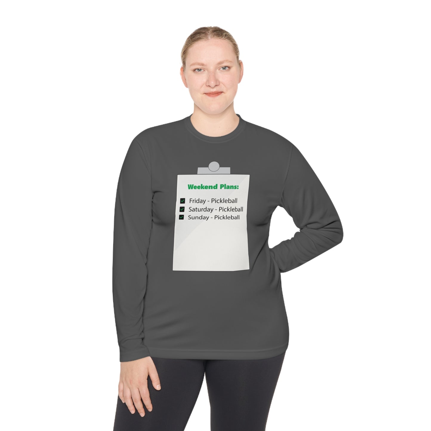 Weekend Plans  Unisex Sport Tek Long Sleeve