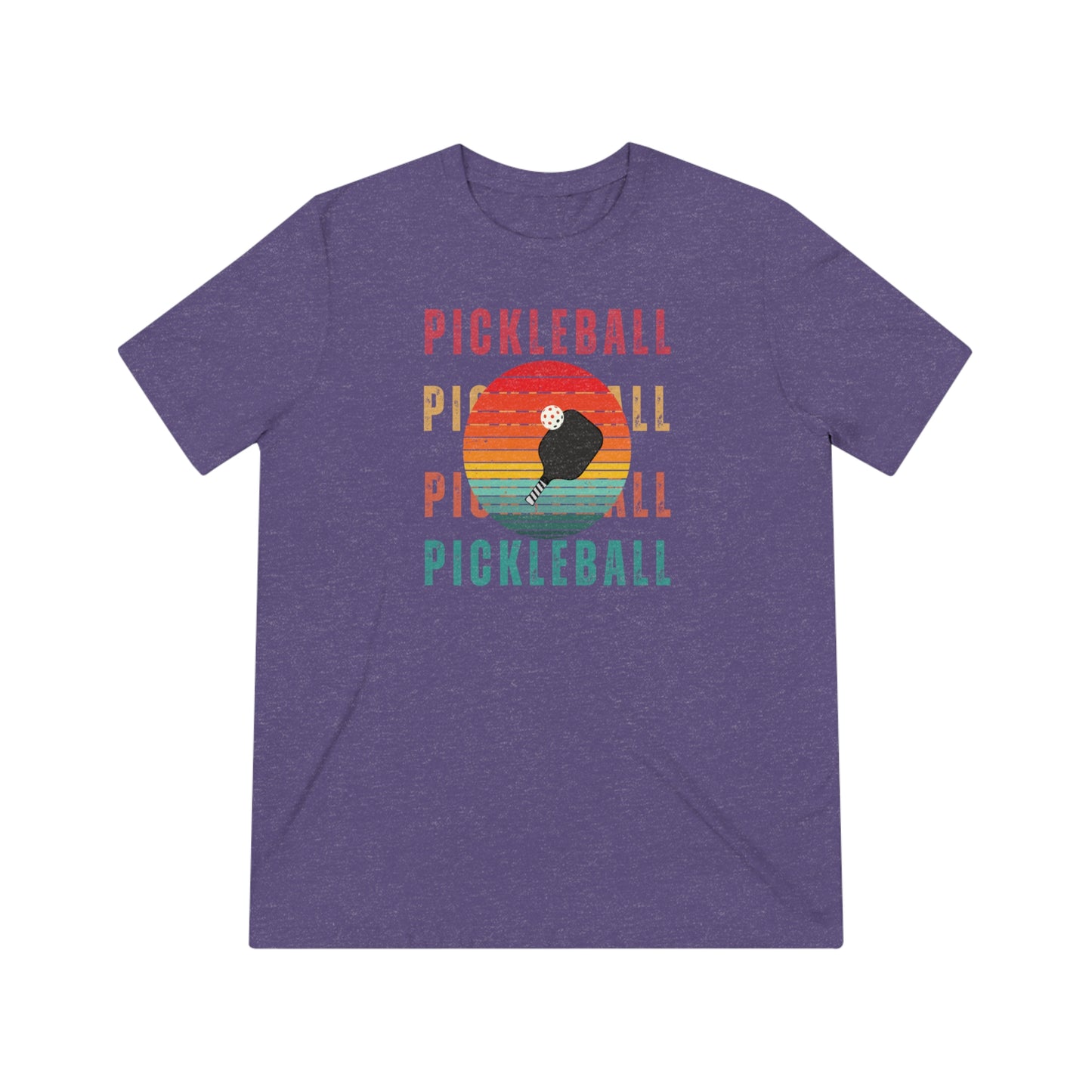 Retro Style Pickleball Unisex Triblend