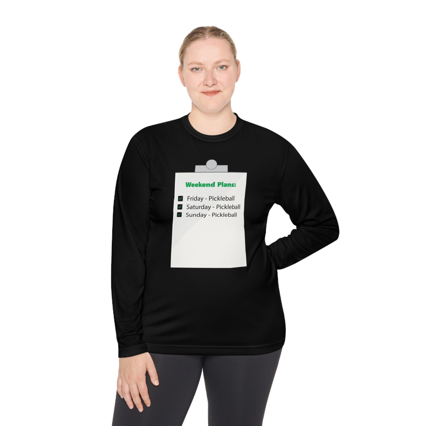 Weekend Plans  Unisex Sport Tek Long Sleeve