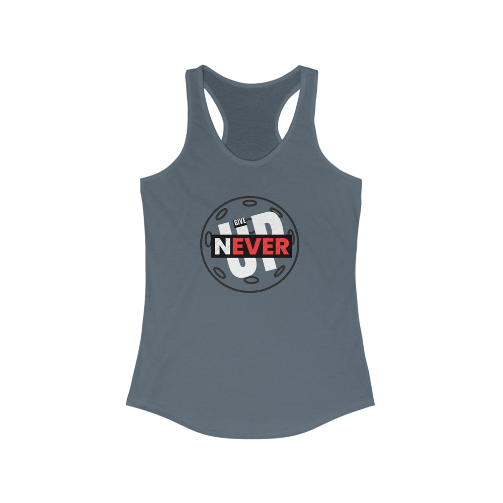 Never Give Up Racerback Tank