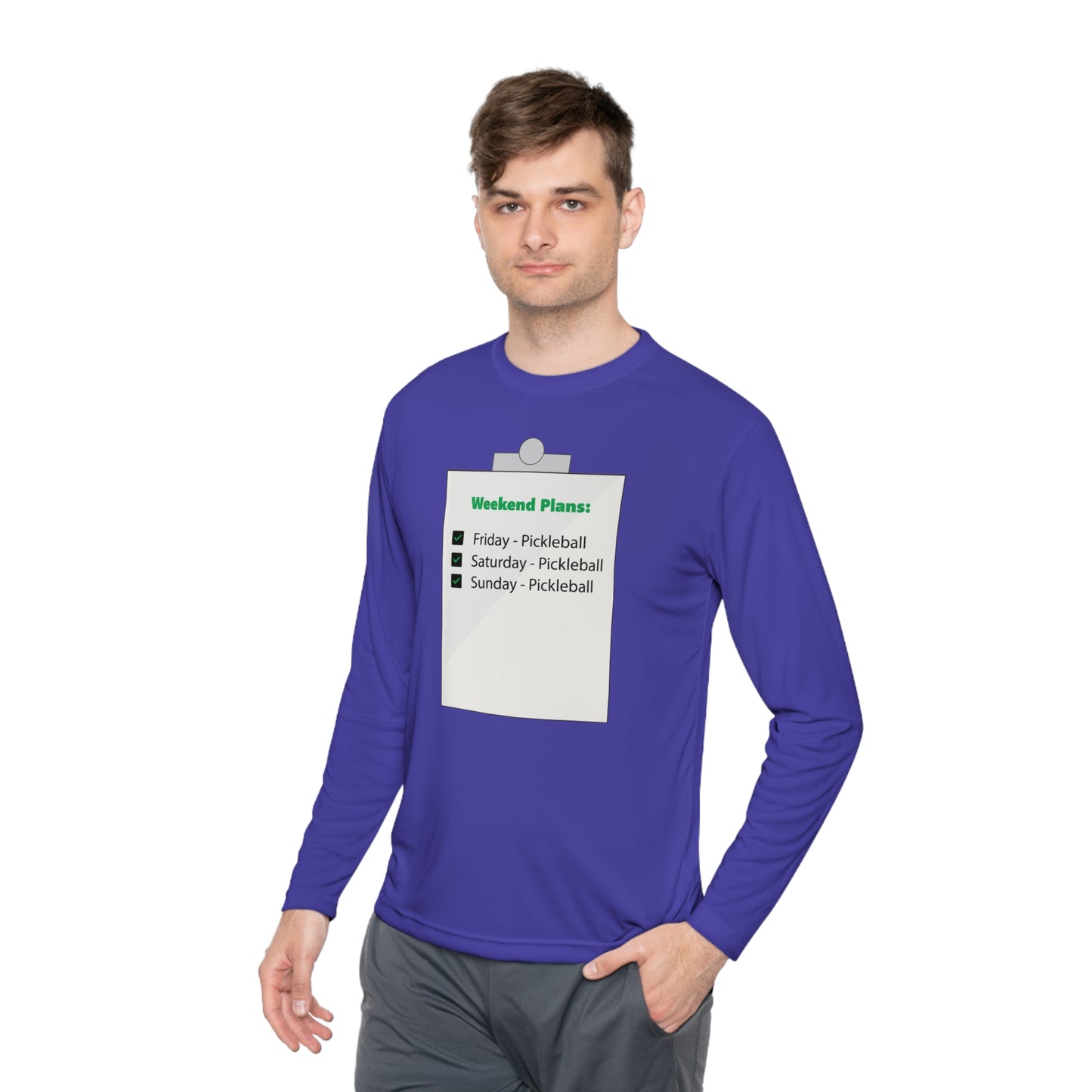 Weekend Plans  Unisex Sport Tek Long Sleeve