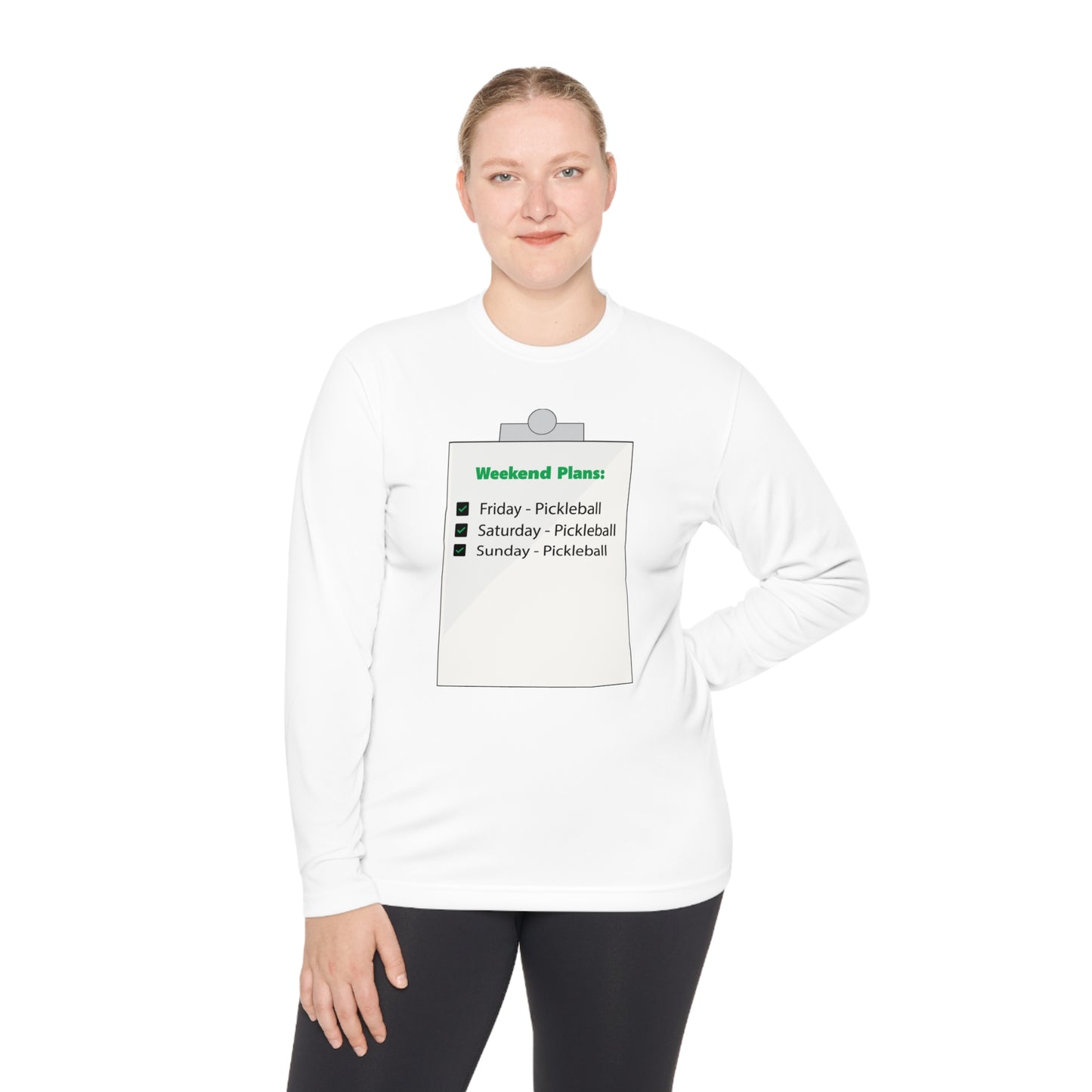 Weekend Plans  Unisex Sport Tek Long Sleeve