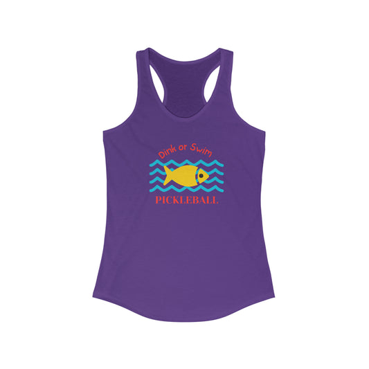 Dink or Swim Racerback Tank