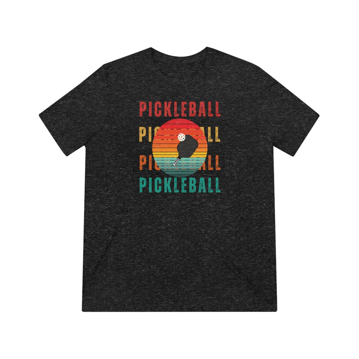 Retro Style Pickleball Unisex Triblend