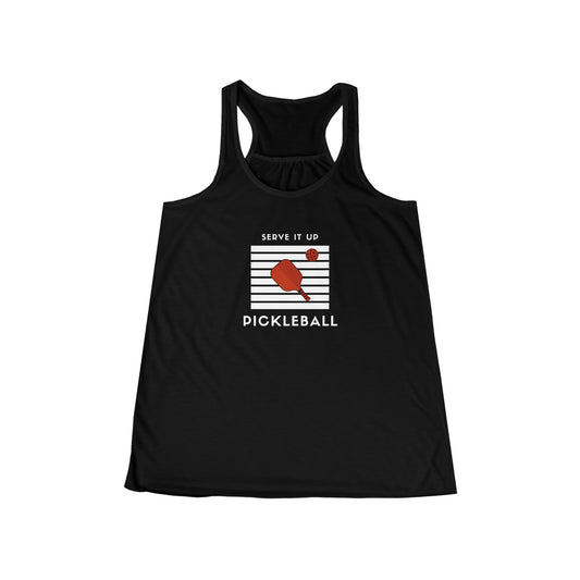 Serve It Up  Flowy Racerback Tank