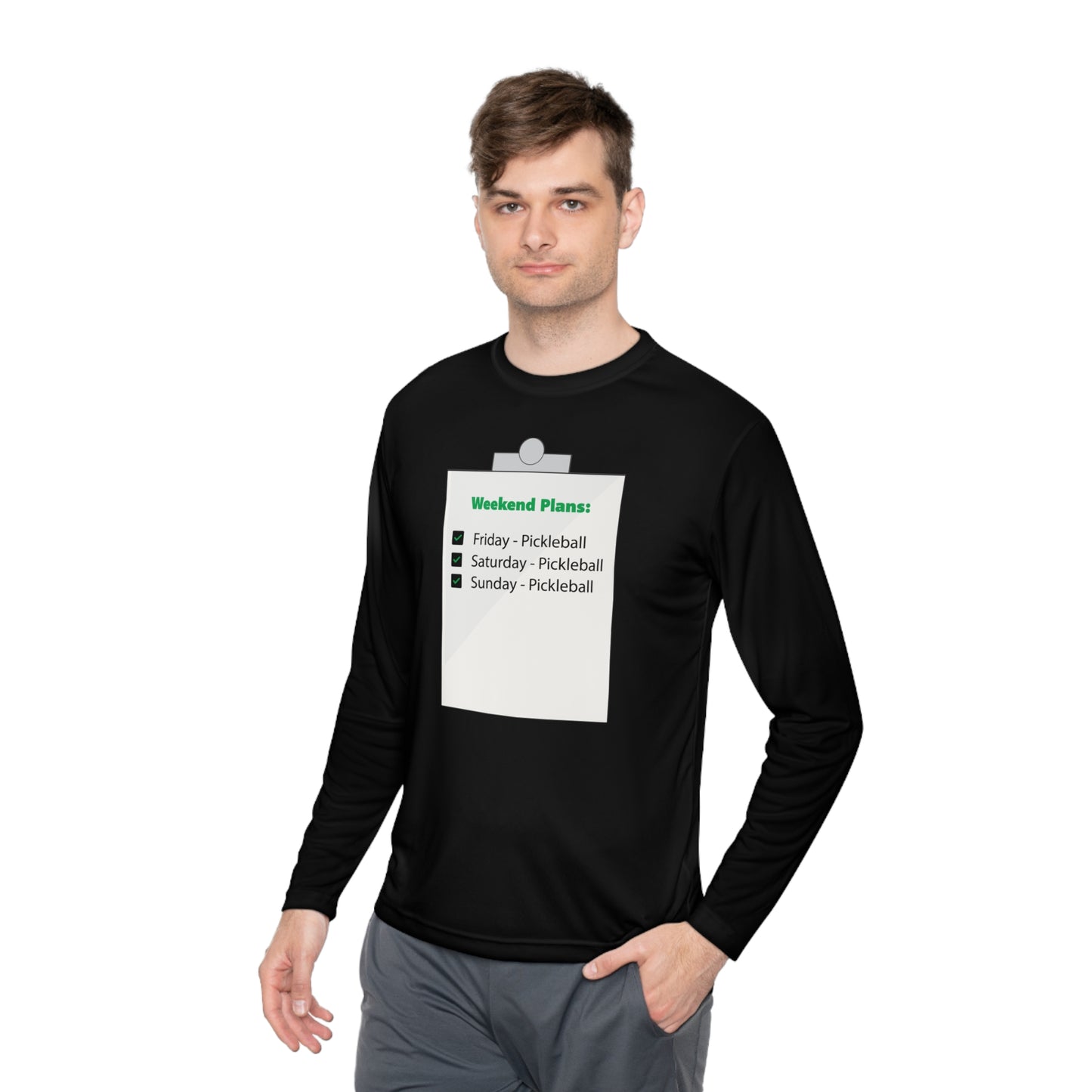 Weekend Plans  Unisex Sport Tek Long Sleeve