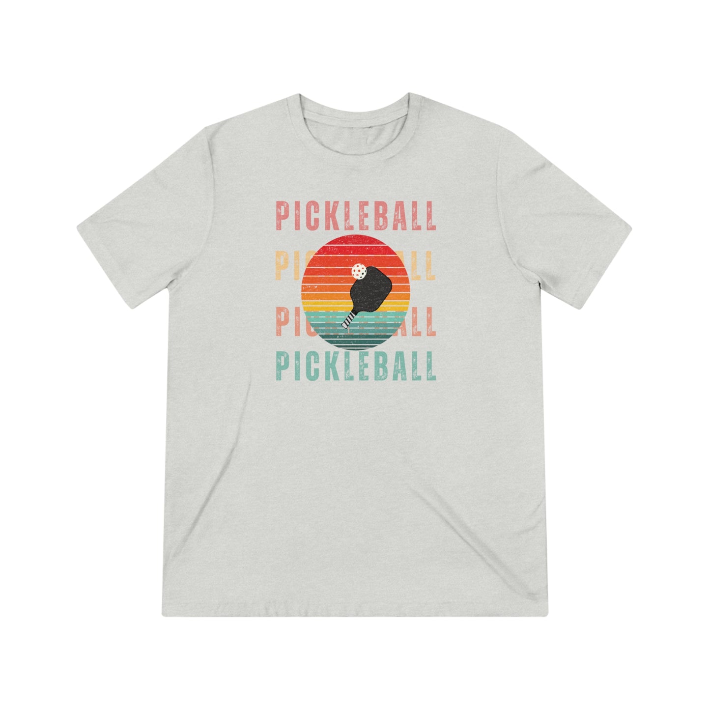 Retro Style Pickleball Unisex Triblend