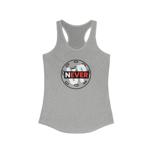 Never Give Up Racerback Tank