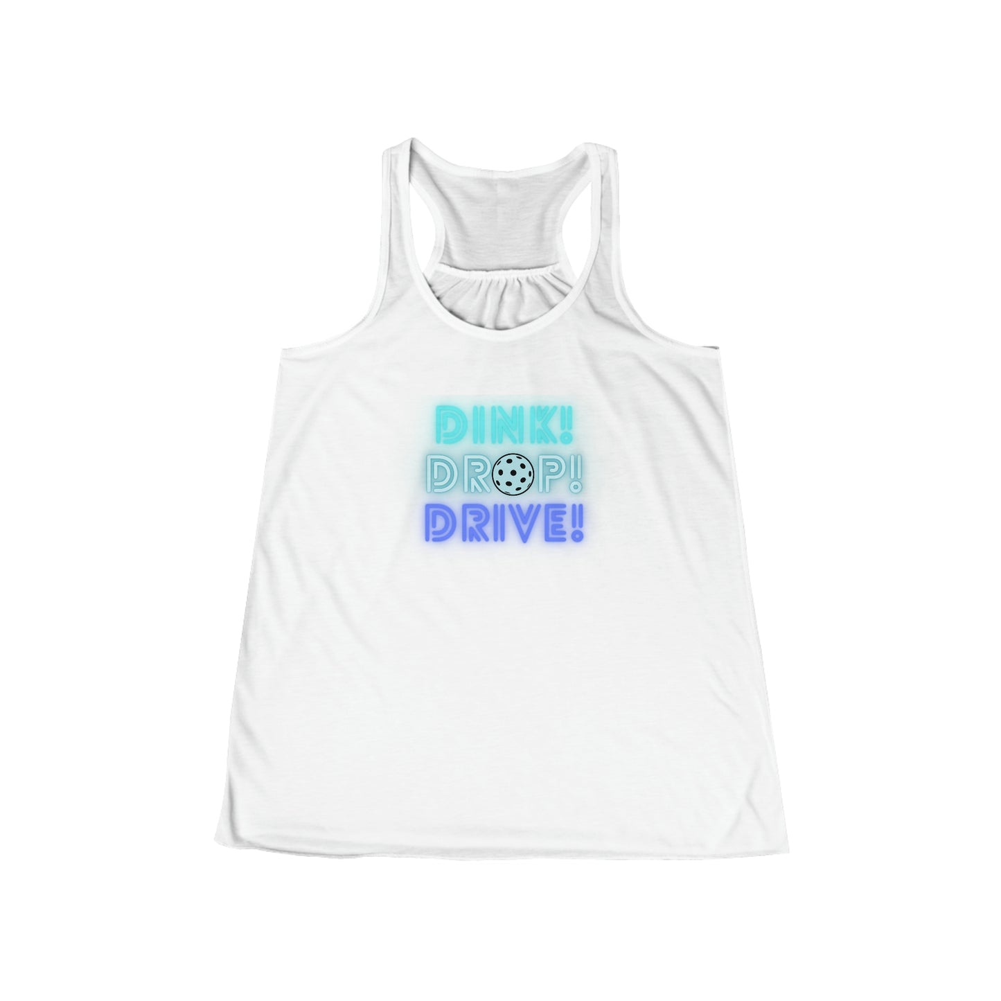 Dink Drop Drive Teal Flowy Tank