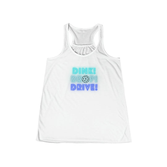 Dink Drop Drive Teal Flowy Tank