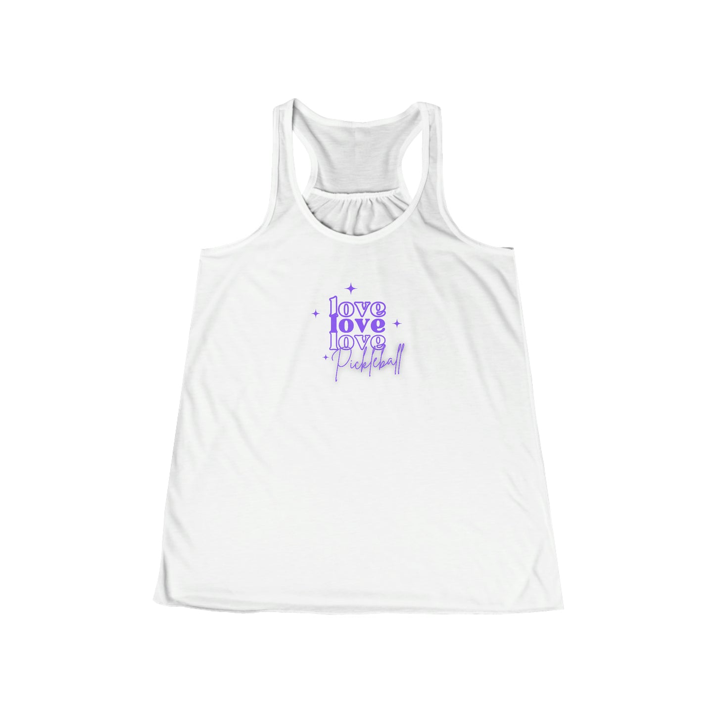 Love Love Love Pickleball Flowy Tank