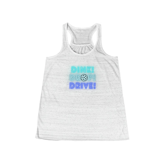 Dink Drop Drive Teal Flowy Tank