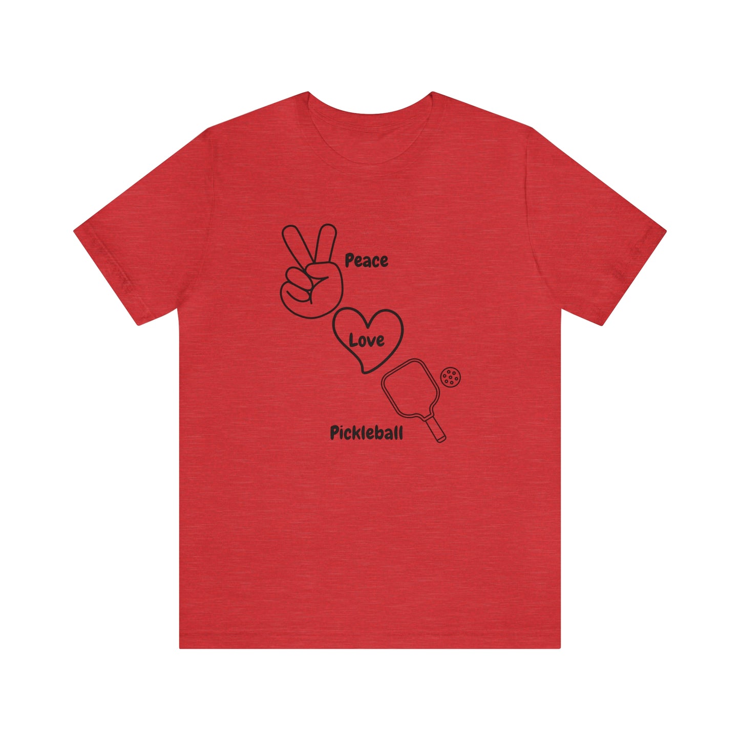 Peace Love Pickleball Unisex Jersey