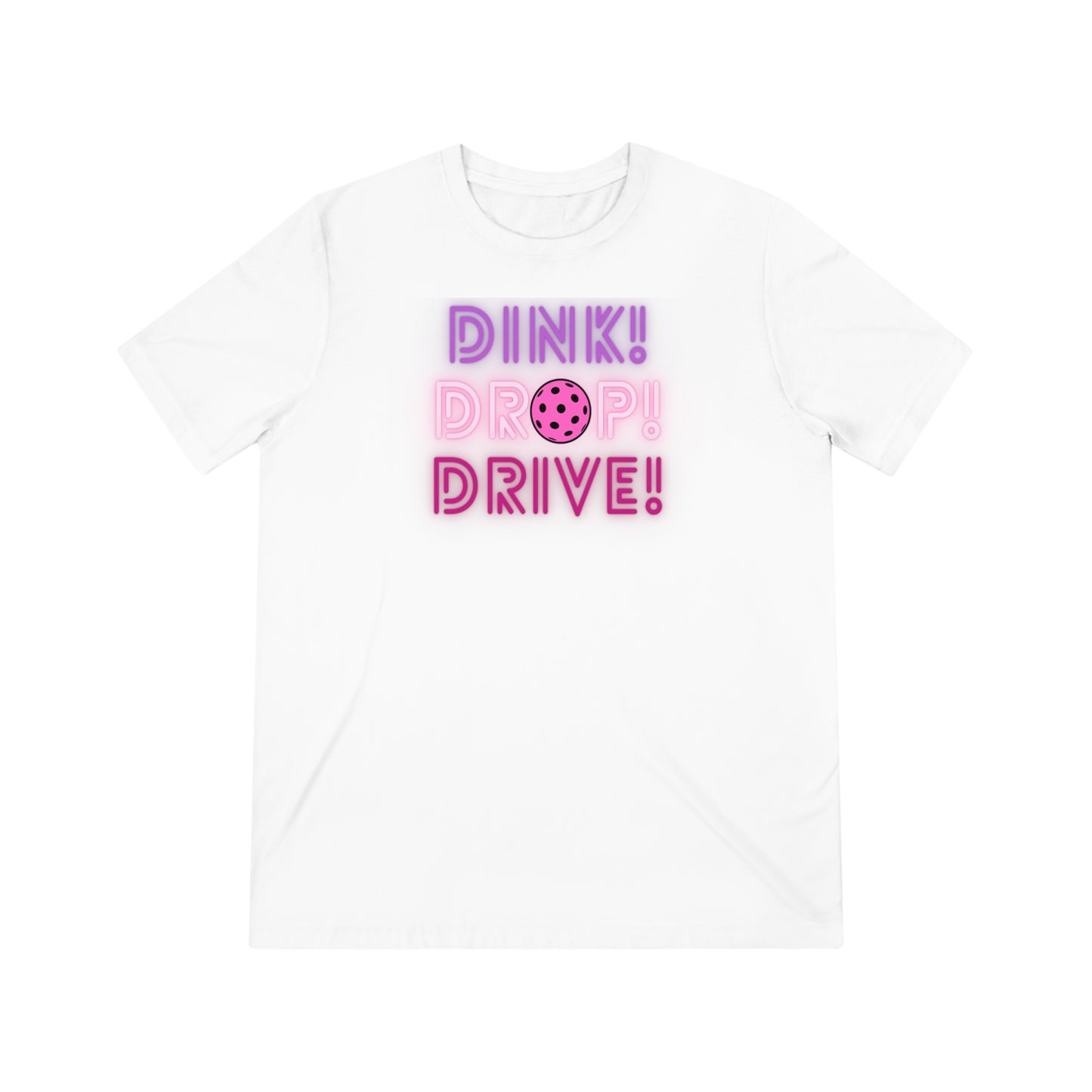 Dink Drop Drive Pink Unisex Triblend