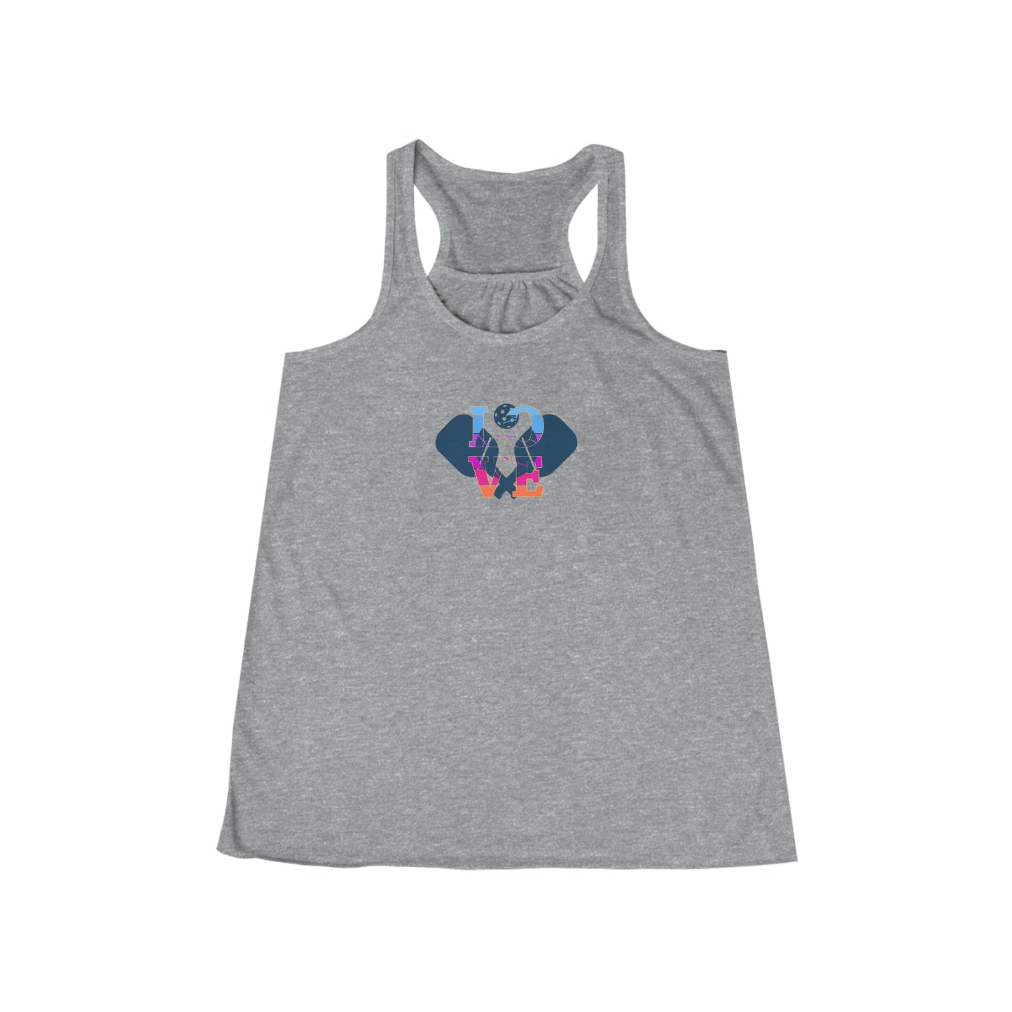 Love Pickleball Paddles Flowy Tank