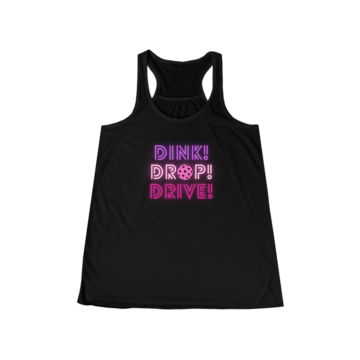 Dink Drop Drive Pink  Flowy Tank