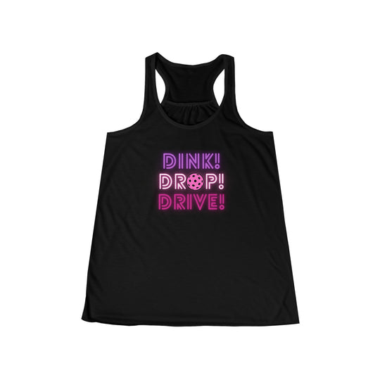 Dink Drop Drive Pink  Flowy Tank