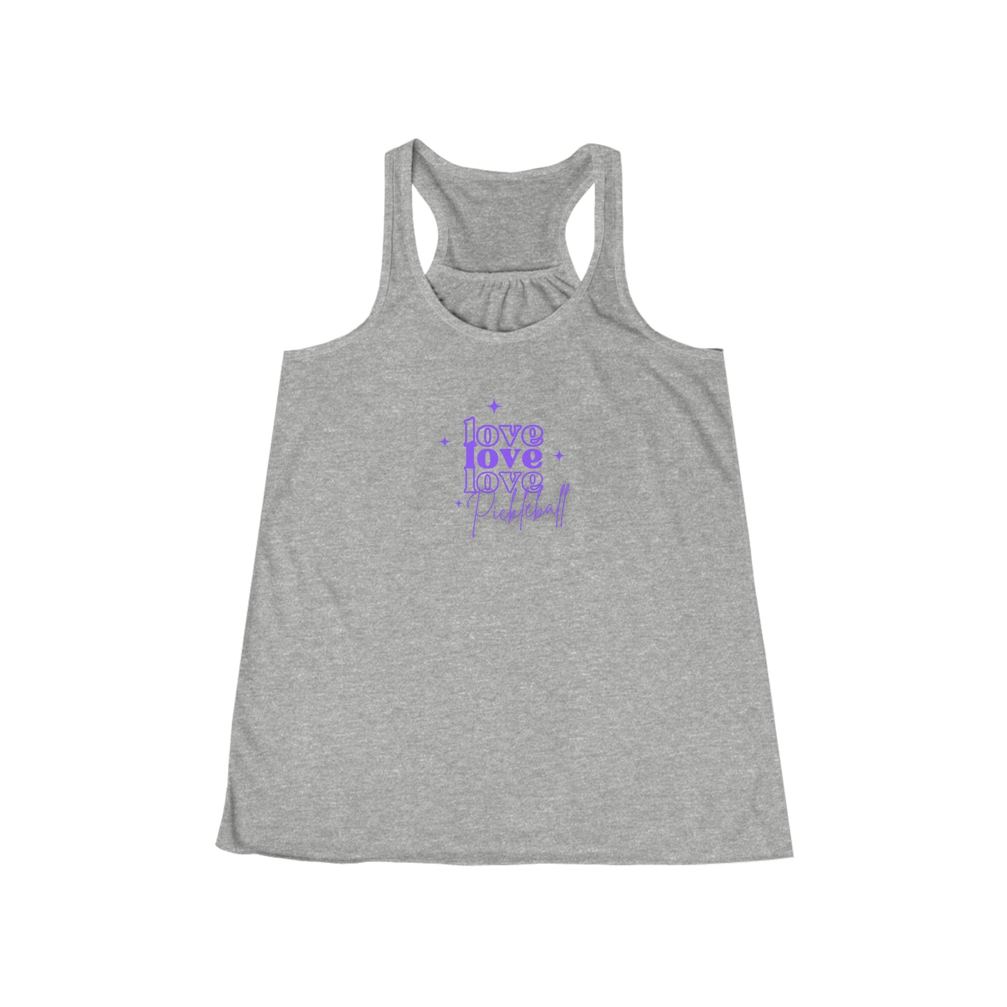 Love Love Love Pickleball Flowy Tank