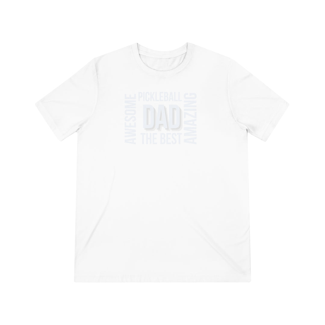 Awesome Pickleball Dad Unisex Triblend