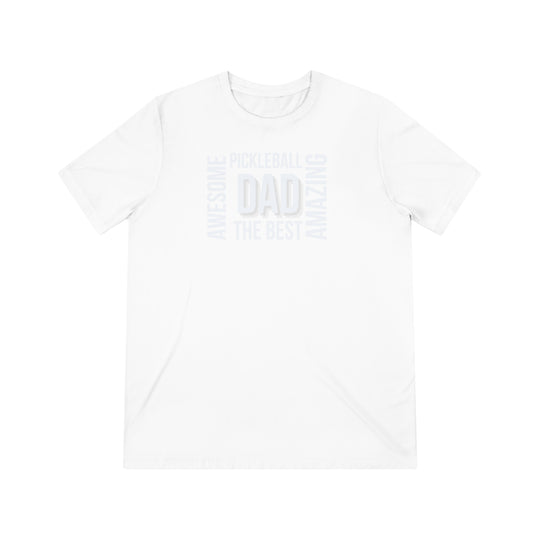 Awesome Pickleball Dad Unisex Triblend