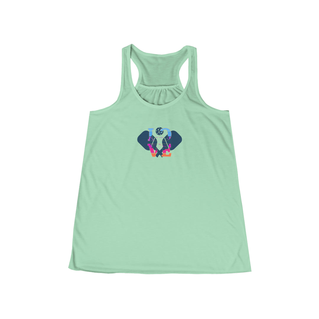 Love Pickleball Paddles Flowy Tank