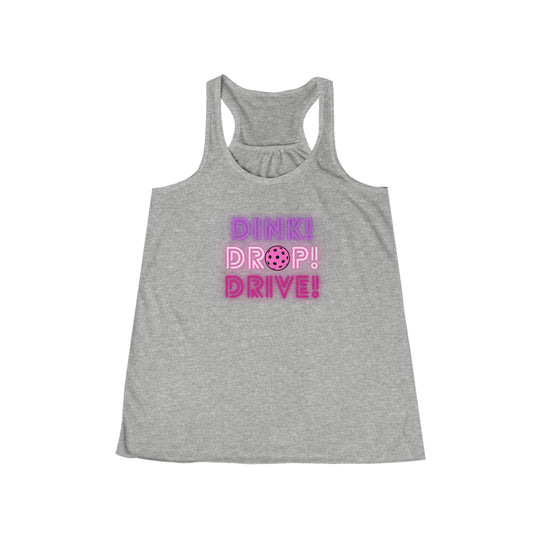 Dink Drop Drive Pink  Flowy Tank