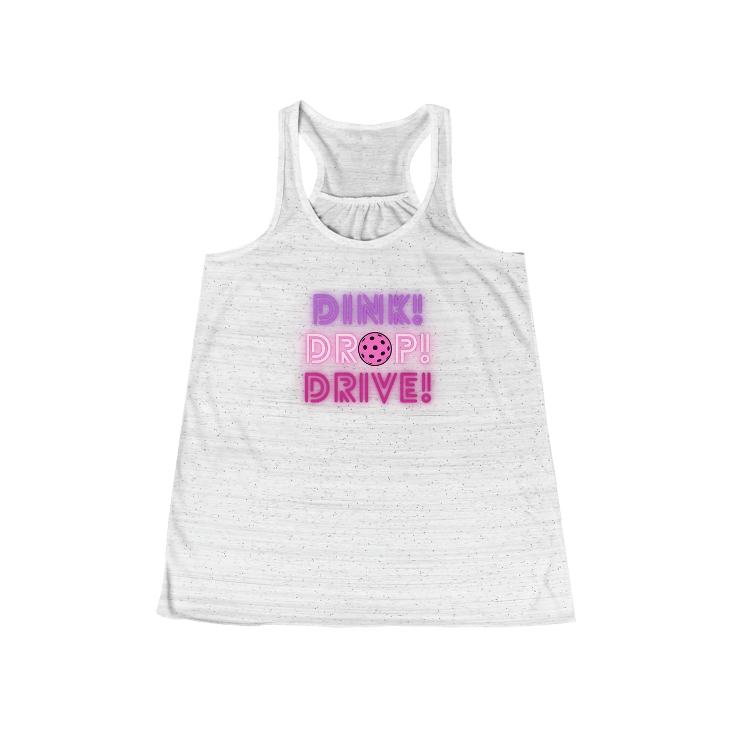 Dink Drop Drive Pink  Flowy Tank