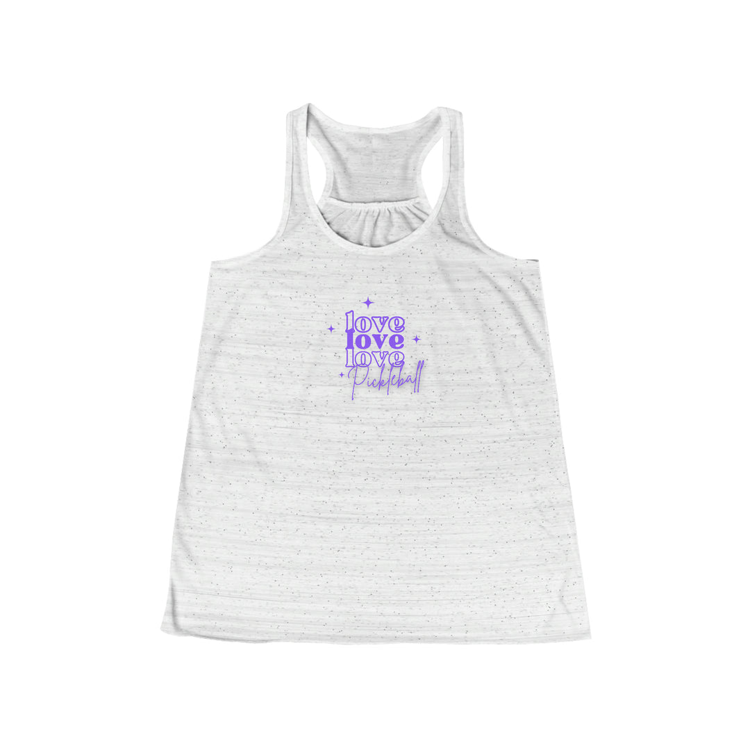 Love Love Love Pickleball Flowy Tank