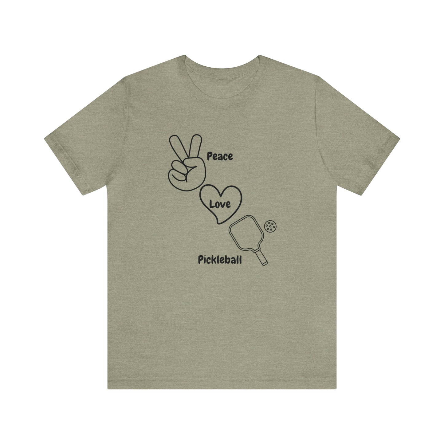 Peace Love Pickleball Unisex Jersey