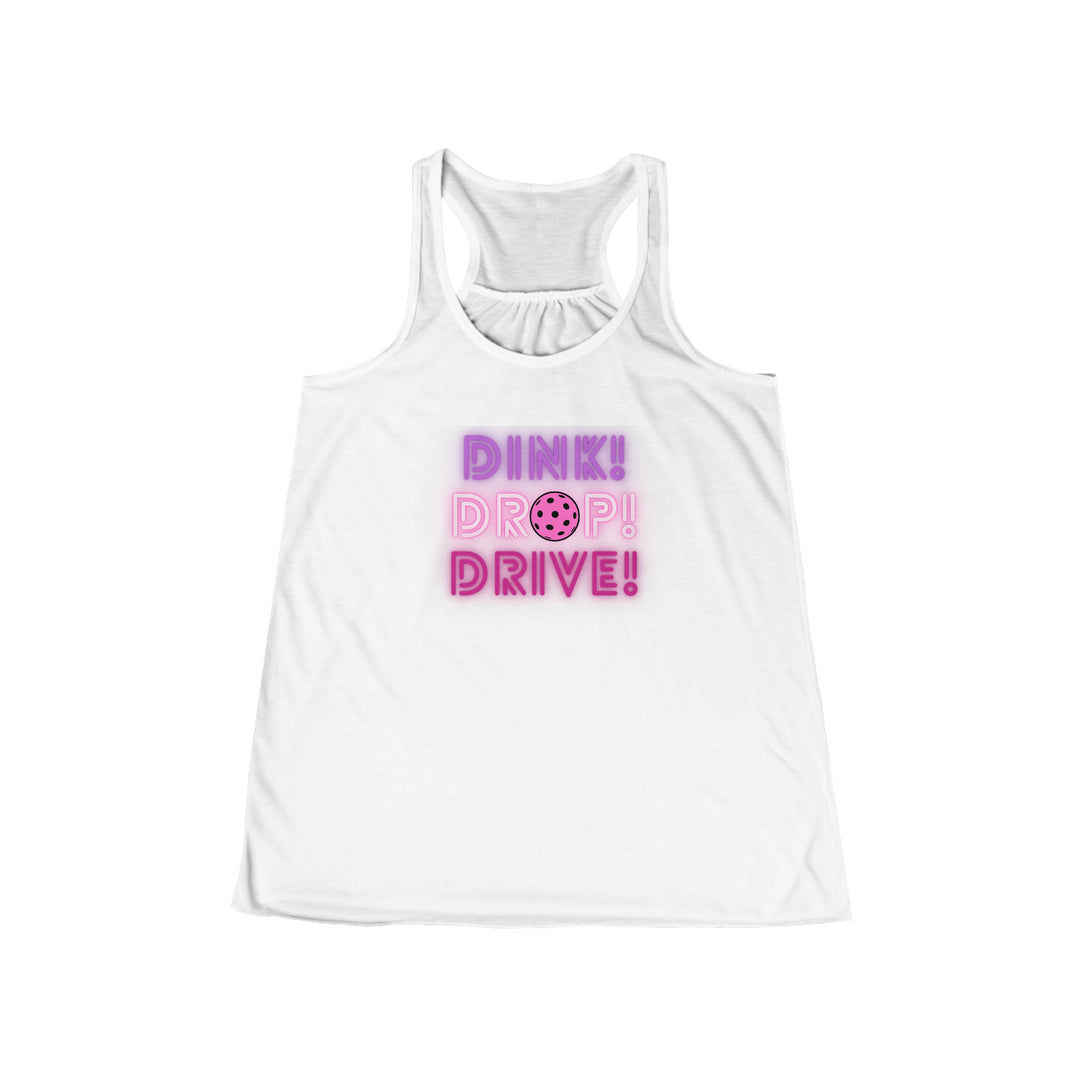 Dink Drop Drive Pink  Flowy Tank