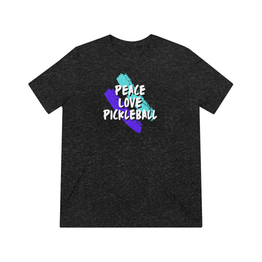 Peace Love Pickleball 2 Unisex Triblend