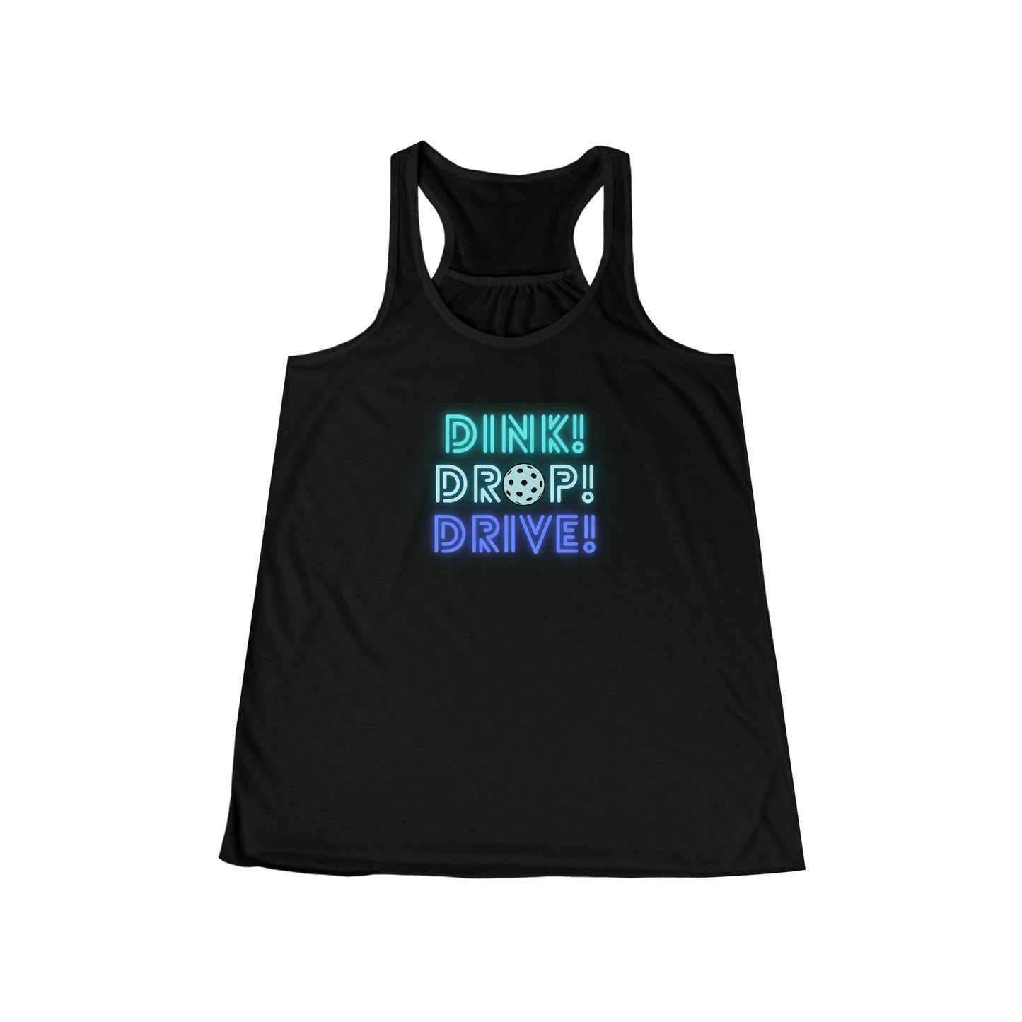 Dink Drop Drive Teal Flowy Tank