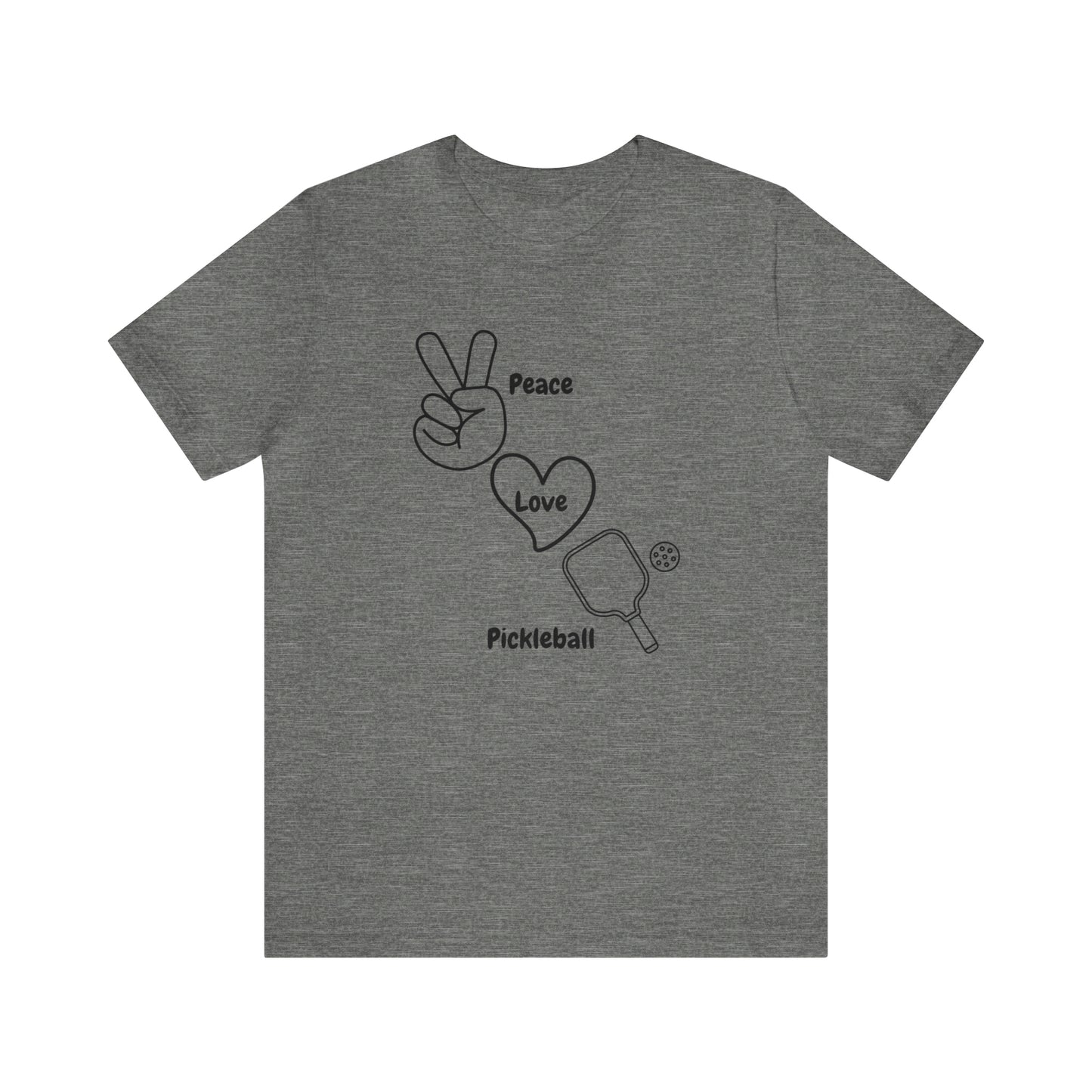 Peace Love Pickleball Unisex Jersey