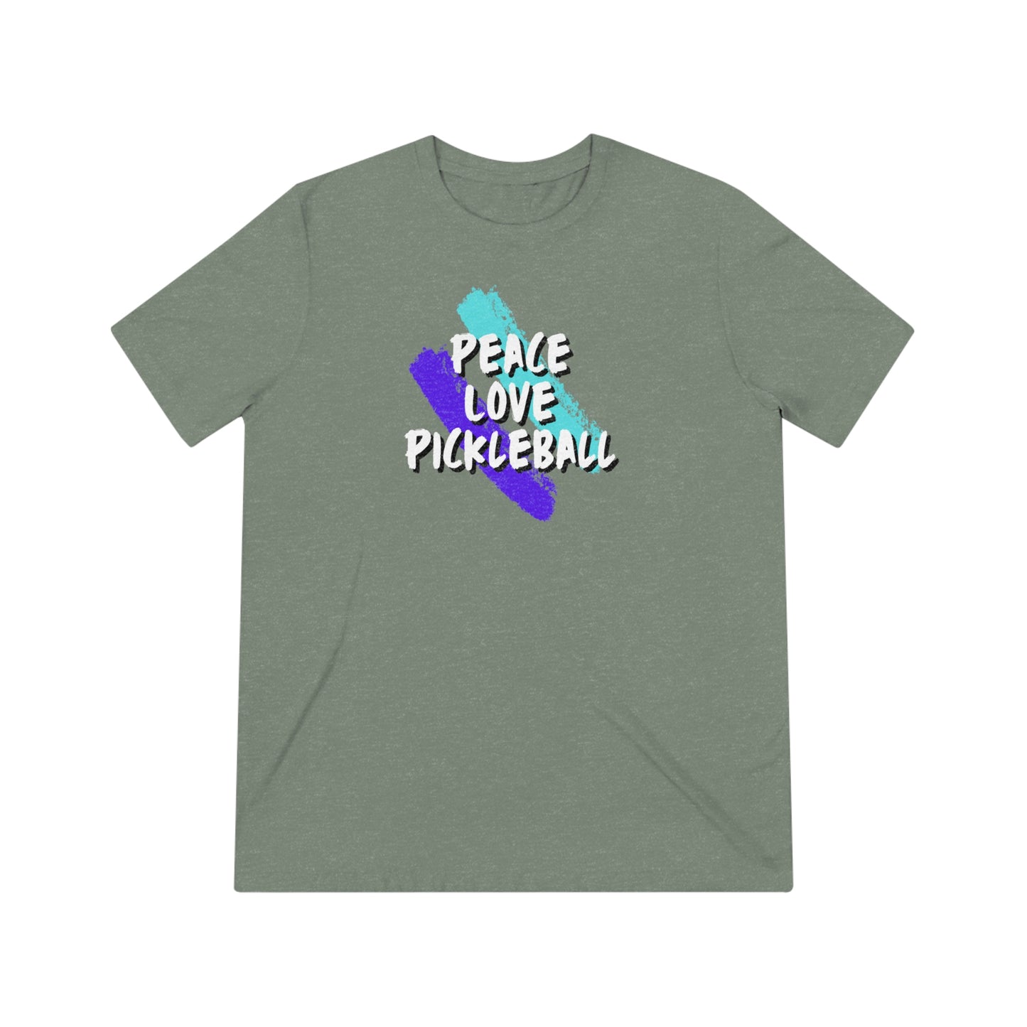 Peace Love Pickleball 2 Unisex Triblend