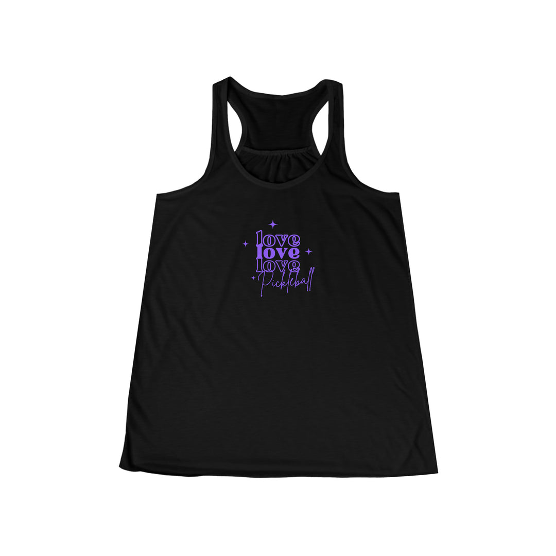 Love Love Love Pickleball Flowy Tank