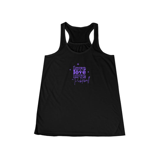 Love Love Love Pickleball Flowy Tank