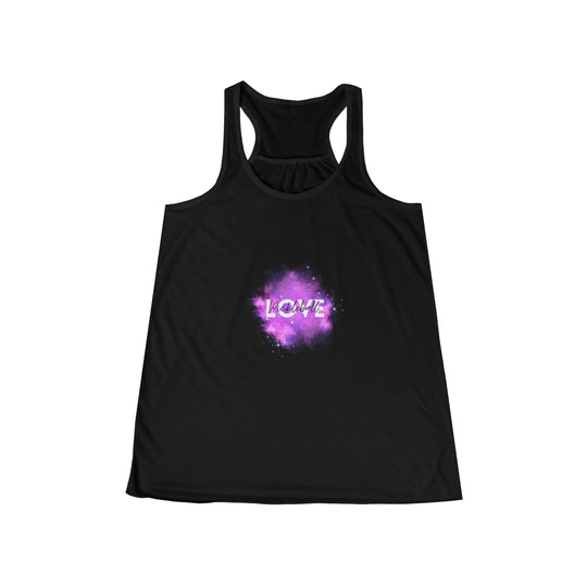 Watercolor Love Pickleball Flowy Tank